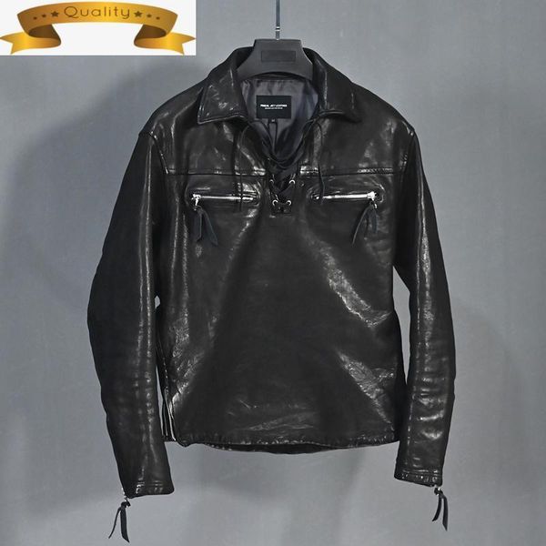jacket genuine leather men's vintage motorcycle mens clothing sheepskin coats men spring autumn 2021 campera hombre pph1729 & faux, Black
jacket genuine leather men's vintage motorcycle mens clothing sheepskin coats men spring autumn 2021 campera hombre pph1729 & faux, Black