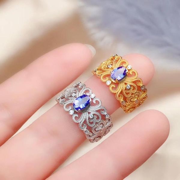 cluster rings tanzanite ring natural and real wedding engagement for women 925 sterling silver, Golden;silver
cluster rings tanzanite ring natural and real wedding engagement for women 925 sterling silver, Golden;silver