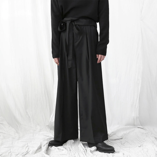 men's pants casual pants, wide leg high waist, dark floor down, flared loose size, trendy, Black
men's pants casual pants, wide leg high waist, dark floor down, flared loose size, trendy, Black