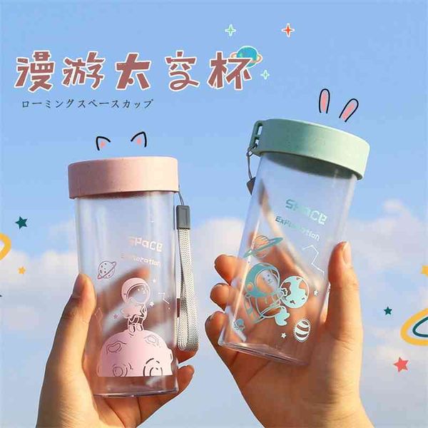 Creative student milk walking in space high temperature resistant plastic portable water outdoor gift cup
Creative student milk walking in space high temperature resistant plastic portable water outdoor gift cup