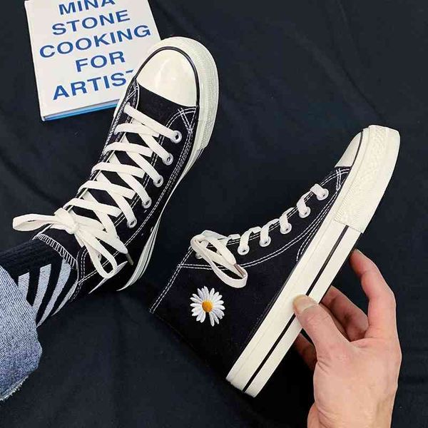 dress shoes women's canvas shoes embroidered with daisies, high and low of cloth for girls, spring, large size, adbf, Black
dress shoes women's canvas shoes embroidered with daisies, high and low of cloth for girls, spring, large size, adbf, Black