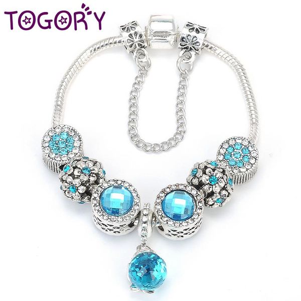 charm bracelets togory 2021 crystal blue beads fits original diy bracelet for women men fashion pulsera jewelry gift, Golden;silver
charm bracelets togory 2021 crystal blue beads fits original diy bracelet for women men fashion pulsera jewelry gift, Golden;silver