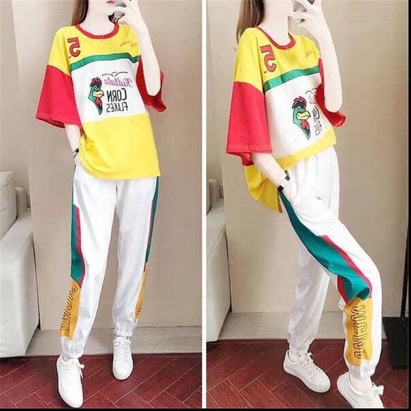 sports suit fashion summer women tracksuits loose streetwear two piece set casual wear sweat and blouses, Gray
sports suit fashion summer women tracksuits loose streetwear two piece set casual wear sweat and blouses, Gray