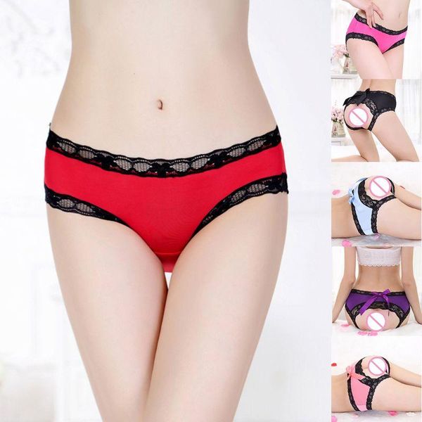 women open bupanties big bowknot floral lace trim hollow lingere briefs women's panties, Black;pink
women open bupanties big bowknot floral lace trim hollow lingere briefs women's panties, Black;pink