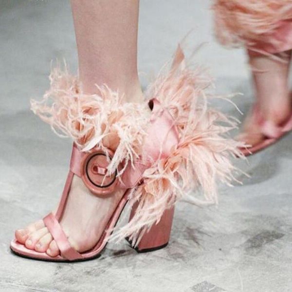 pink satin women gladiator sandals furry 10cm square high heels bttton decor summer ladies shoes 2021 formal dress, Black
pink satin women gladiator sandals furry 10cm square high heels bttton decor summer ladies shoes 2021 formal dress, Black