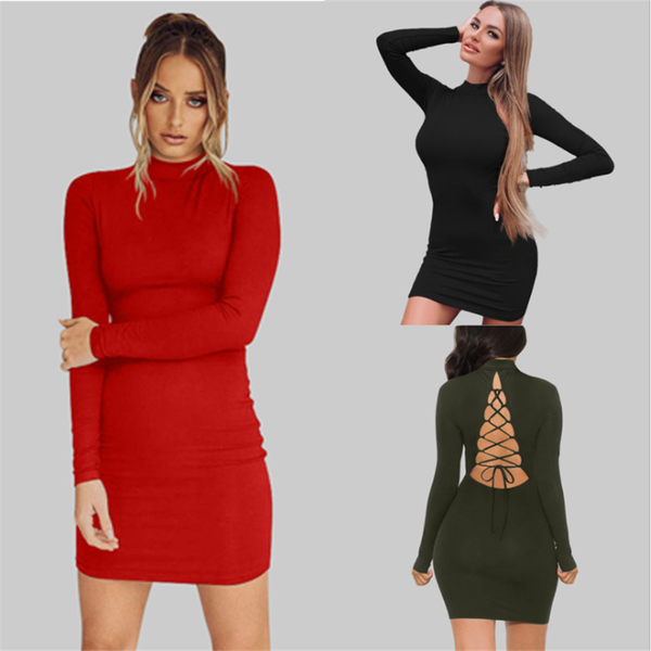casual dresses simple pure color o neck long sleeve skinny mini dress tight beach style lady fashhion sheath, Black;gray
casual dresses simple pure color o neck long sleeve skinny mini dress tight beach style lady fashhion sheath, Black;gray
