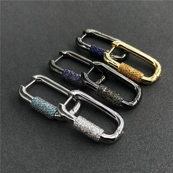 stud s925 sterling silver korean love lock earrings couple single simple hanging buckle moroccan jewelry, Golden;silver
stud s925 sterling silver korean love lock earrings couple single simple hanging buckle moroccan jewelry, Golden;silver