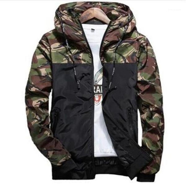 men's jackets spring autumn mens casual camouflage hoodie jacket men waterproof clothes windbreaker coat male outwear, Black;brown
men's jackets spring autumn mens casual camouflage hoodie jacket men waterproof clothes windbreaker coat male outwear, Black;brown
