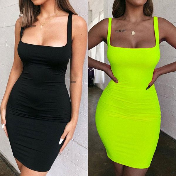 casual dresses strap summer dress 2021 women neck short bodycon woman party night club basic pencil backless, Black;gray
casual dresses strap summer dress 2021 women neck short bodycon woman party night club basic pencil backless, Black;gray