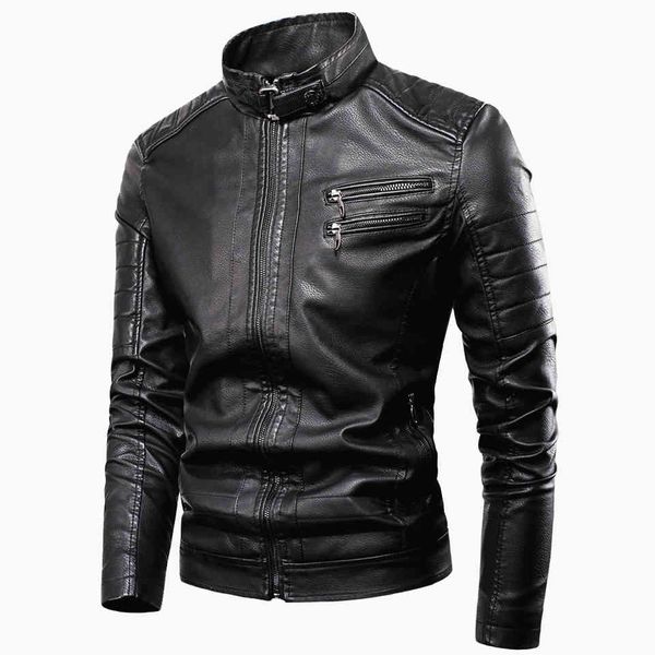 jacket spring casual vintage zipper style fleece jackets coat outwear fashion motor & biker leather men m9rl, Black;brown
jacket spring casual vintage zipper style fleece jackets coat outwear fashion motor & biker leather men m9rl, Black;brown