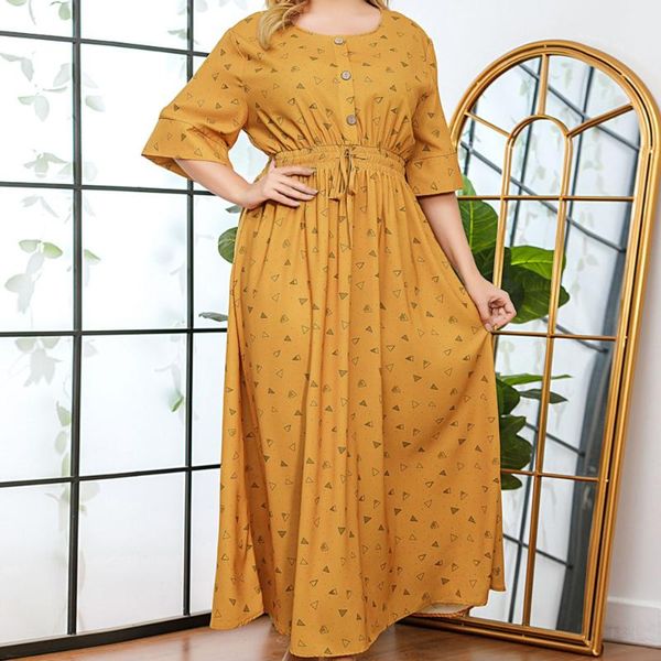 muslim women's dress fashion casual temperament loose oversize african high waist round neck printing summer 2021 dresses, Black;gray
muslim women's dress fashion casual temperament loose oversize african high waist round neck printing summer 2021 dresses, Black;gray