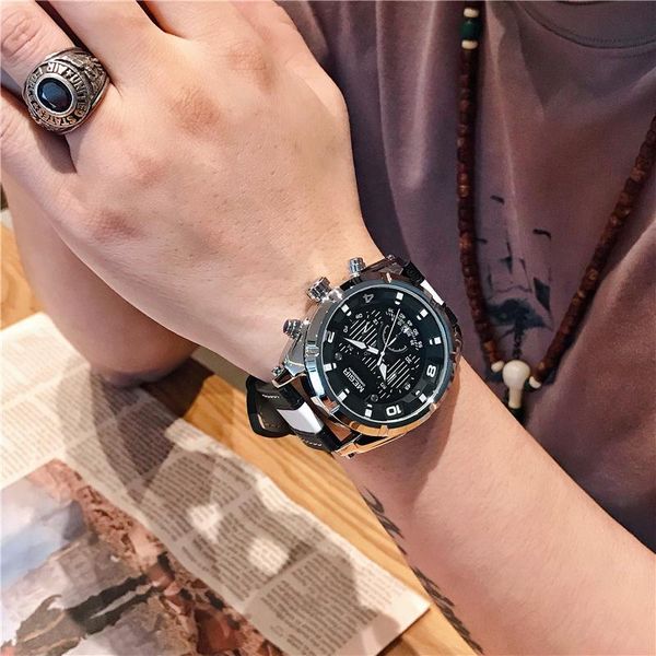 wristwatches megir fashion military sports watches men quartz wrist watch waterproof leather army hour time clock man relogio masculino, Slivery;brown
wristwatches megir fashion military sports watches men quartz wrist watch waterproof leather army hour time clock man relogio masculino, Slivery;brown