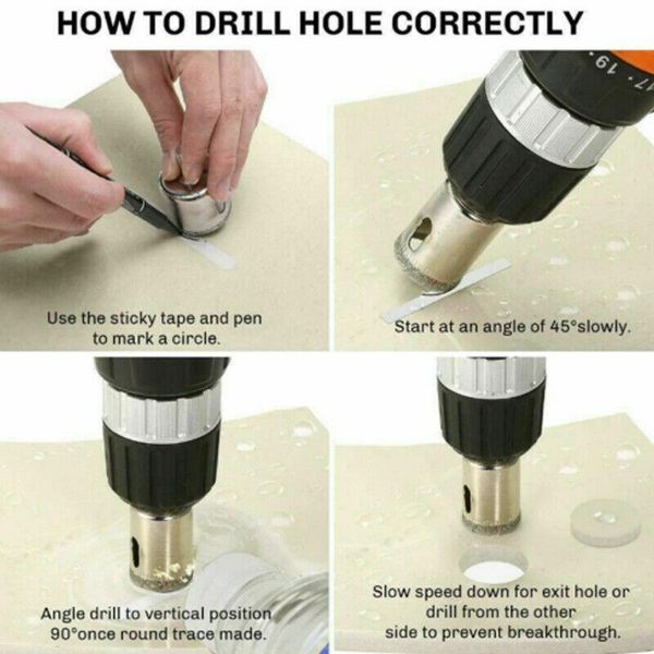 professional drill bits diamond hole bit set glass saw cutter tools multifunctional nds66
professional drill bits diamond hole bit set glass saw cutter tools multifunctional nds66