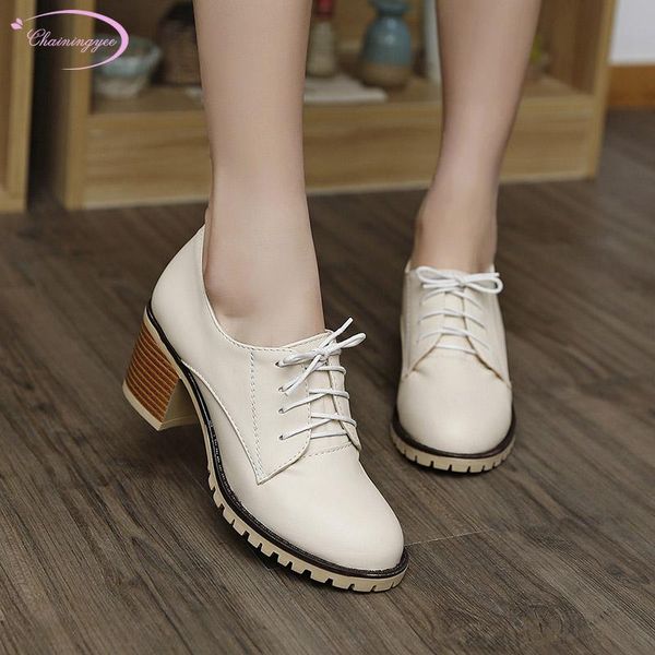 dress shoes chainingyee college style round toe pumps lace-up waterproof platform white black pink blue apricot middle heel women's
dress shoes chainingyee college style round toe pumps lace-up waterproof platform white black pink blue apricot middle heel women's