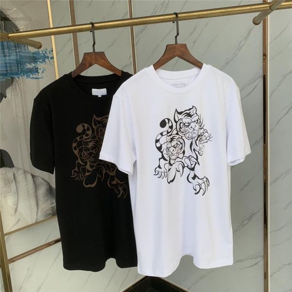 famous designer men's and women's short-sleeved t-shirt tee hair stylist three tigers embroidery printing pattern round neck cotto, White;black
famous designer men's and women's short-sleeved t-shirt tee hair stylist three tigers embroidery printing pattern round neck cotto, White;black
