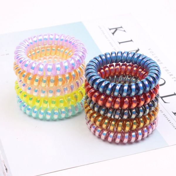 colorful elastic girls women rubber coil hair ties spiral shape hair ring bands ponytail holders accessories 1107 v2, Slivery;white
colorful elastic girls women rubber coil hair ties spiral shape hair ring bands ponytail holders accessories 1107 v2, Slivery;white