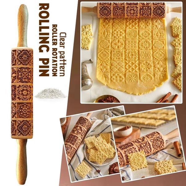 rolling pins & pastry boards 1pc pressed pin wooden engraving kitchen biscuits wood embossed printing baking creative pattern household
rolling pins & pastry boards 1pc pressed pin wooden engraving kitchen biscuits wood embossed printing baking creative pattern household