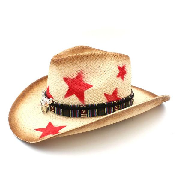 cloches fashion women men straw western cowboy hat with bohemia bull head ribbon star lady dad sombrero hombre cowgirl caps size 58cm, Blue;gray
cloches fashion women men straw western cowboy hat with bohemia bull head ribbon star lady dad sombrero hombre cowgirl caps size 58cm, Blue;gray
