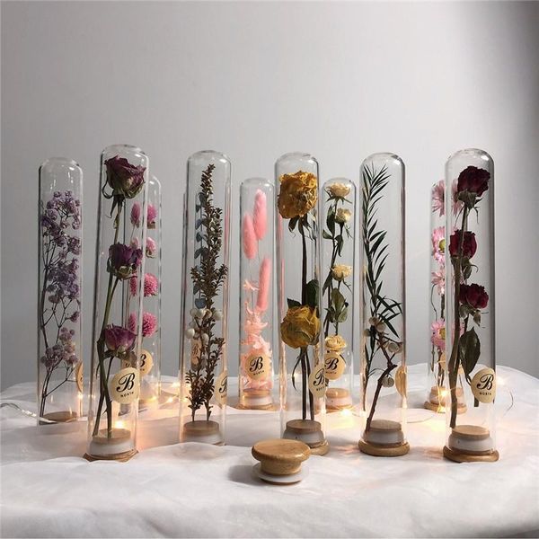 decorative flowers & wreaths 3pcs transparent test tube glass vase with dried wishing bottle drift home living room deskdecoration
decorative flowers & wreaths 3pcs transparent test tube glass vase with dried wishing bottle drift home living room deskdecoration