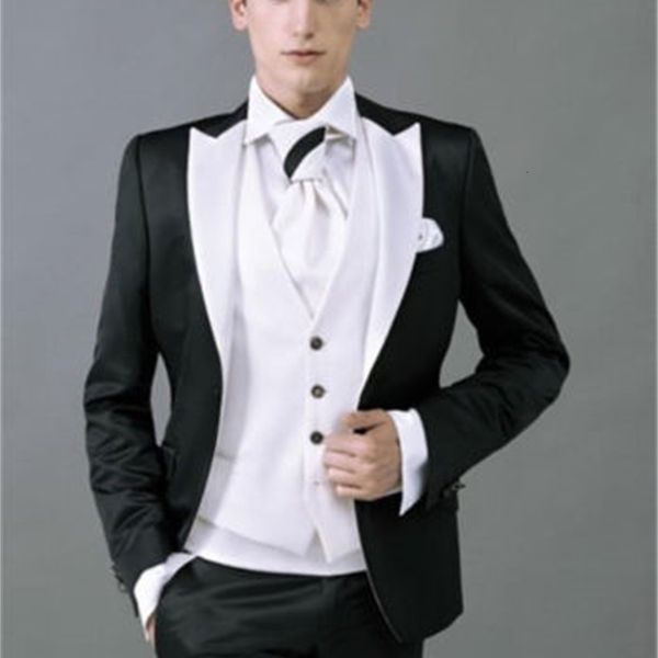 men's suits & blazers frakes tailored to the groom's wedding suit, dressed in fashion, suit jacket, vest. 5h5s, White;black
men's suits & blazers frakes tailored to the groom's wedding suit, dressed in fashion, suit jacket, vest. 5h5s, White;black