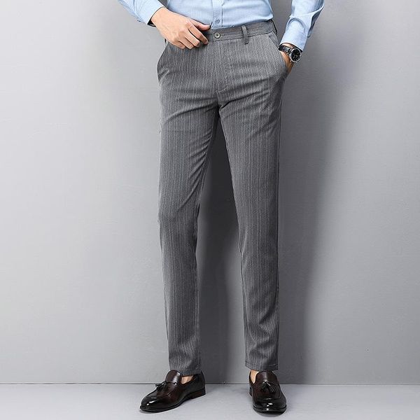 men's suits & blazers business casual suit pants slim non-iron stretch 2 summer thin striped trousers, White;black
men's suits & blazers business casual suit pants slim non-iron stretch 2 summer thin striped trousers, White;black