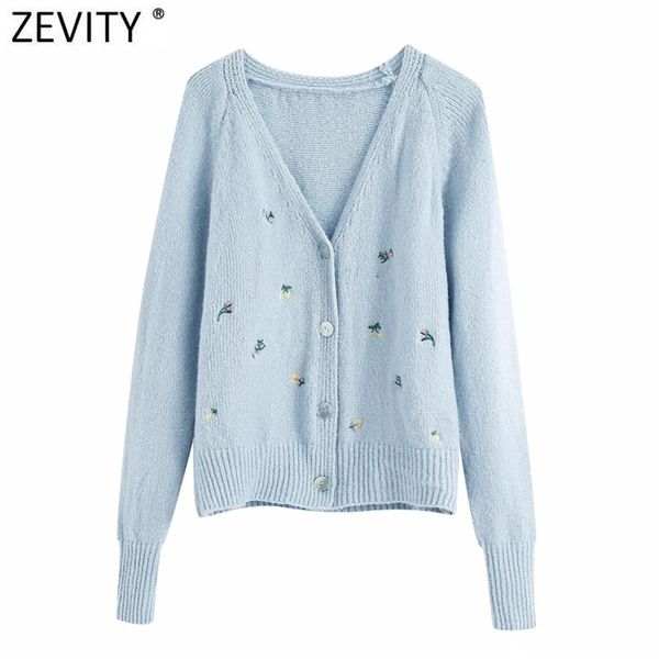 women fashion flower embroidery cardigan knitted sweater female v neck long sleeve breasted outwear chic s341 210420, White;black
women fashion flower embroidery cardigan knitted sweater female v neck long sleeve breasted outwear chic s341 210420, White;black