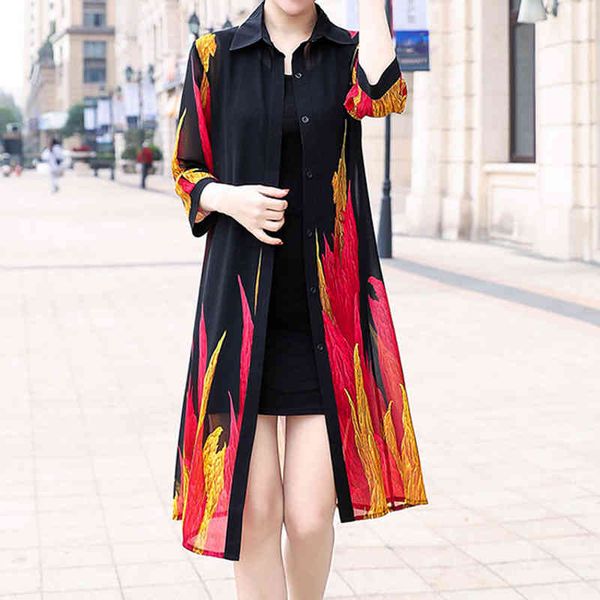 sun protection chiffon vintage cardigan summer thin women long blouses half sleeve loose floral print shirts 9122 5 210417, White
sun protection chiffon vintage cardigan summer thin women long blouses half sleeve loose floral print shirts 9122 5 210417, White