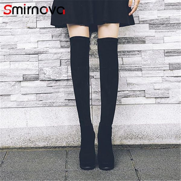 boots smirnova arrive 2021 extreme high heels thigh cow suede leather ladies over the knee woman1, Black
boots smirnova arrive 2021 extreme high heels thigh cow suede leather ladies over the knee woman1, Black