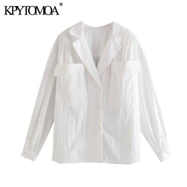 women fashion with pockets loose white blouses vintage long sleeve button-up female shirts blusas chic 210416
women fashion with pockets loose white blouses vintage long sleeve button-up female shirts blusas chic 210416