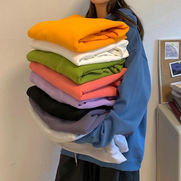 women's hoodies & sweatshirts hybskr oversized fashion basic autumn winter fleece female hooded solid color harajuku pullovers, Black
women's hoodies & sweatshirts hybskr oversized fashion basic autumn winter fleece female hooded solid color harajuku pullovers, Black