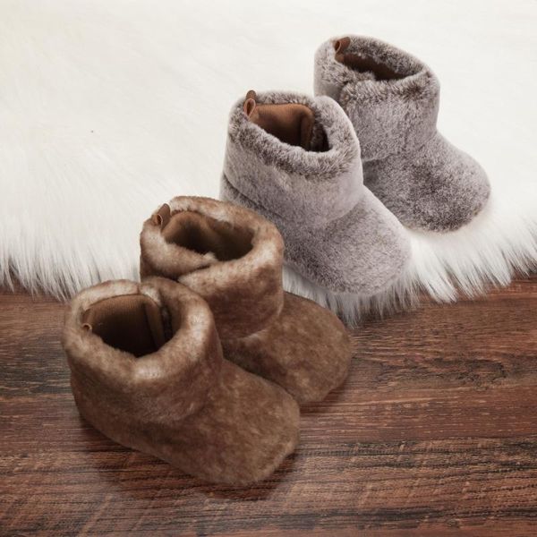 boots infant baby girl warm fuzzy snow booties winter soft sole fluffy first walkers anti-slip born toddler prewalker 0-18m, Black;grey
boots infant baby girl warm fuzzy snow booties winter soft sole fluffy first walkers anti-slip born toddler prewalker 0-18m, Black;grey