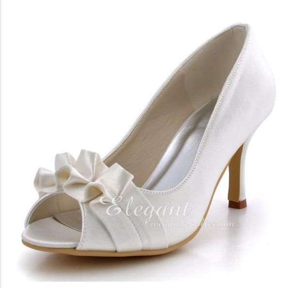 dress shoes luxury satin flower white wedding bridal peep toe high heel banquet woman formal, Black
dress shoes luxury satin flower white wedding bridal peep toe high heel banquet woman formal, Black