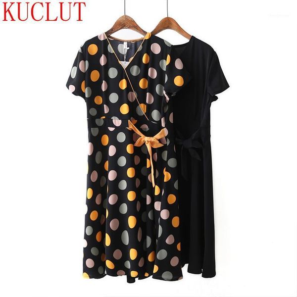 jin fat mm large summer temperament long skirt korean v-neck waist tie wave point chiffon short sleeve dress men's shirts, White;black
jin fat mm large summer temperament long skirt korean v-neck waist tie wave point chiffon short sleeve dress men's shirts, White;black