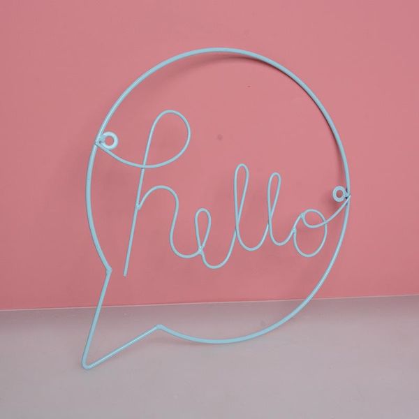 nordic iron hello letters wall sticker for kid room hanging decorations hallway sign welcome art 1piece decorative objects & figurines
nordic iron hello letters wall sticker for kid room hanging decorations hallway sign welcome art 1piece decorative objects & figurines