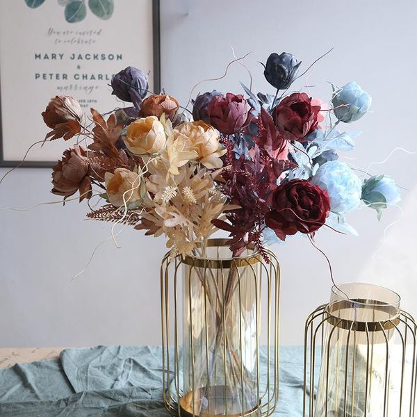 decorative flowers & wreaths 3 head peonies artificial flower rose home decoration party wedding pography props christmas day decor supplies
decorative flowers & wreaths 3 head peonies artificial flower rose home decoration party wedding pography props christmas day decor supplies