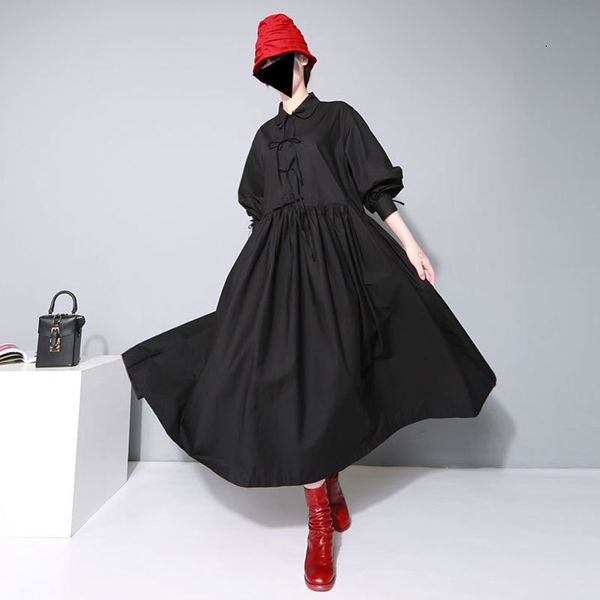 casual dresses harajuku spring women solid a-line ladies loose long vestidos femme street trc7, Black;gray
casual dresses harajuku spring women solid a-line ladies loose long vestidos femme street trc7, Black;gray