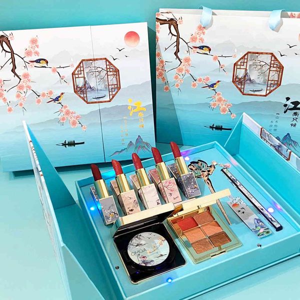 jiangnan town forbidden city scenery music set chinese style makeup set maquillajes para mujer lipstick gift box eyeshadow
jiangnan town forbidden city scenery music set chinese style makeup set maquillajes para mujer lipstick gift box eyeshadow