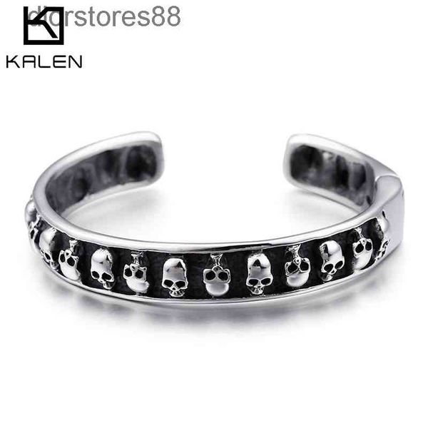 bangles bracelet titanium steel skeleton men's open jewelry card wheel personality products, Black
bangles bracelet titanium steel skeleton men's open jewelry card wheel personality products, Black