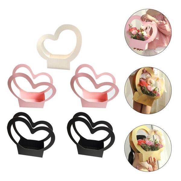 gift wrap 5 pcs fashionable flower boxes hand-held cases simple packaging heart-shaped wrapping
gift wrap 5 pcs fashionable flower boxes hand-held cases simple packaging heart-shaped wrapping