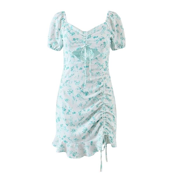 spring women flower print chiffon dress female puff sleeve clothes casual slim hollow out vestido 210514, Black;gray
spring women flower print chiffon dress female puff sleeve clothes casual slim hollow out vestido 210514, Black;gray