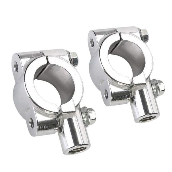 motorcycle mirrors 2 pcs aluminum alloy 7/8" inch handlebar 10mm 8mm thread mirror mount clamp rear view holder adapter silver
motorcycle mirrors 2 pcs aluminum alloy 7/8" inch handlebar 10mm 8mm thread mirror mount clamp rear view holder adapter silver