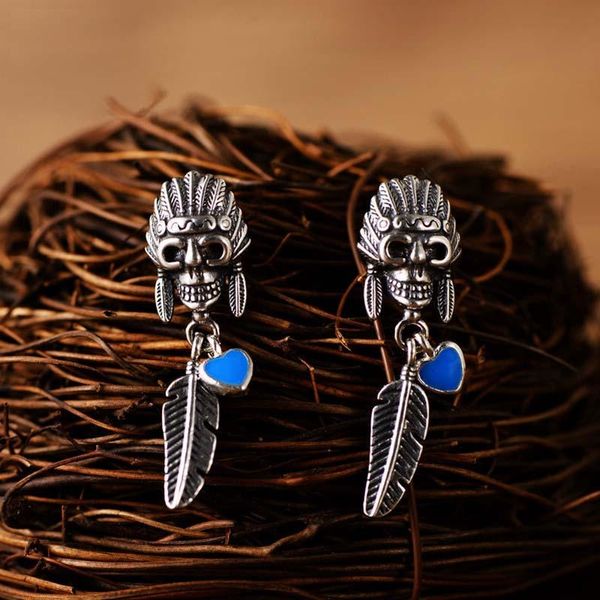 hoop & huggie meibapj real s925 sterling silver retro skull feather men's and women's fashion hip hop earrings exquisite party gif, Golden;silver
hoop & huggie meibapj real s925 sterling silver retro skull feather men's and women's fashion hip hop earrings exquisite party gif, Golden;silver