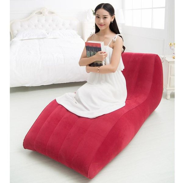 camp furniture leisure inflatable sofa to increase thickening creative flocking lazy s type recliner
camp furniture leisure inflatable sofa to increase thickening creative flocking lazy s type recliner