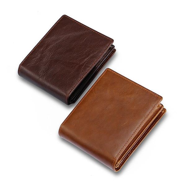 first layer leather wallet rfid multifunctional coin purse retro oil wax men's wallets gifts, Red;black
first layer leather wallet rfid multifunctional coin purse retro oil wax men's wallets gifts, Red;black
