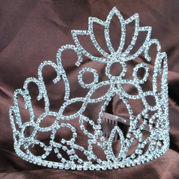 hair clips & barrettes spectacular 5.2" tiaras with combs clear rhinestone crystal crowns diamante headpiece bridal wedding pageant pro, Golden;silver
hair clips & barrettes spectacular 5.2" tiaras with combs clear rhinestone crystal crowns diamante headpiece bridal wedding pageant pro, Golden;silver