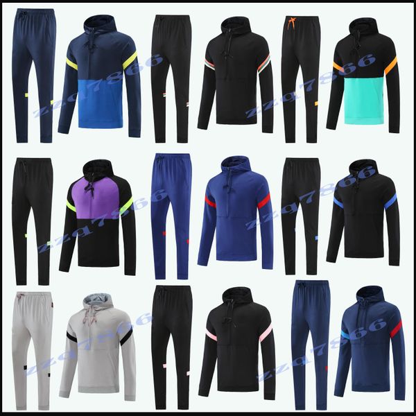 2122 hat half pull tracksuit tracksuits football training suits kit chandal futbol men jacket sets soccer jerseys sportswear, Black
2122 hat half pull tracksuit tracksuits football training suits kit chandal futbol men jacket sets soccer jerseys sportswear, Black