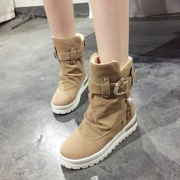 boots winter women keep warm mid-calf snow buckle comfortable ladies chaussures femme, Black
boots winter women keep warm mid-calf snow buckle comfortable ladies chaussures femme, Black