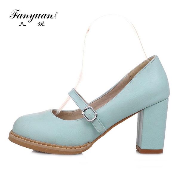 fanyuan high heel mary jane shoes for women vintage buckle ladies wedding heels chunky pumps girls zapatos mujer dress, Black
fanyuan high heel mary jane shoes for women vintage buckle ladies wedding heels chunky pumps girls zapatos mujer dress, Black