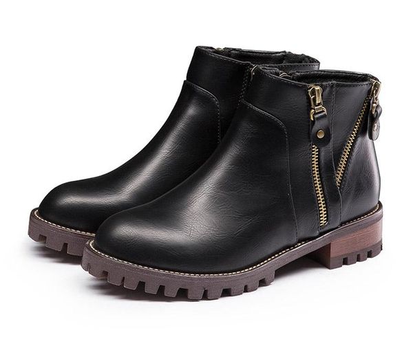 boots female shoebox/shoe ark winter short canister high fashion leisure joker commuting with han edition, Black
boots female shoebox/shoe ark winter short canister high fashion leisure joker commuting with han edition, Black