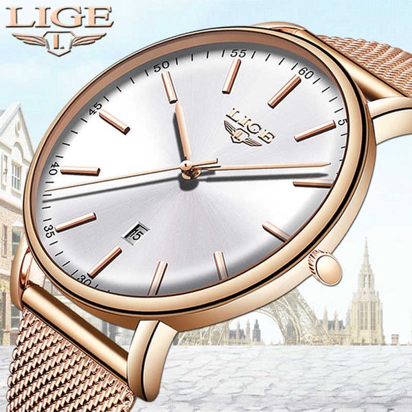 lige womens watches brand luxury waterproof watch fashion ladies stainless steel ultra-thin casual wristwatch quartz clock 210616, Slivery;brown
lige womens watches brand luxury waterproof watch fashion ladies stainless steel ultra-thin casual wristwatch quartz clock 210616, Slivery;brown